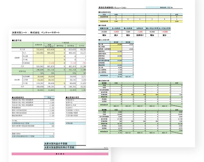 各種シミュレーション
